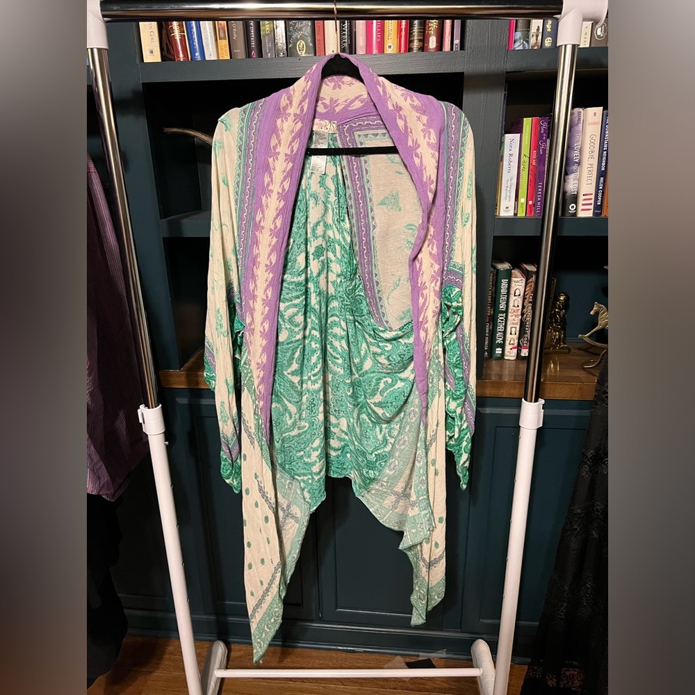 FREE PEOPLE Kiss The Sky Butterfly Kimono ONE SIZE